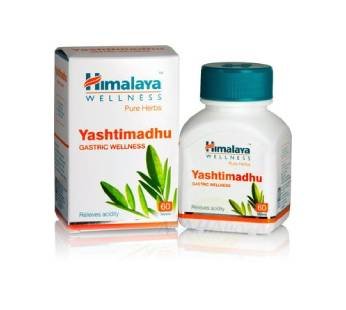 Yashtimadhu, Gastrointestinal Tract Treatment, 60 tabs, Himalaya